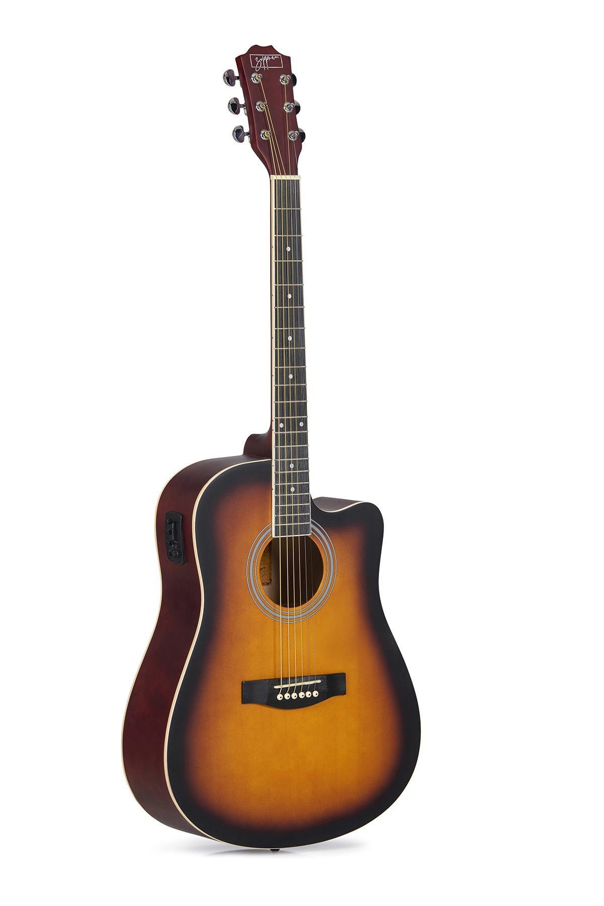 Zoppran%20ACZP150SB%20Sunburst%20Elektro%20Akustik%20Gitar