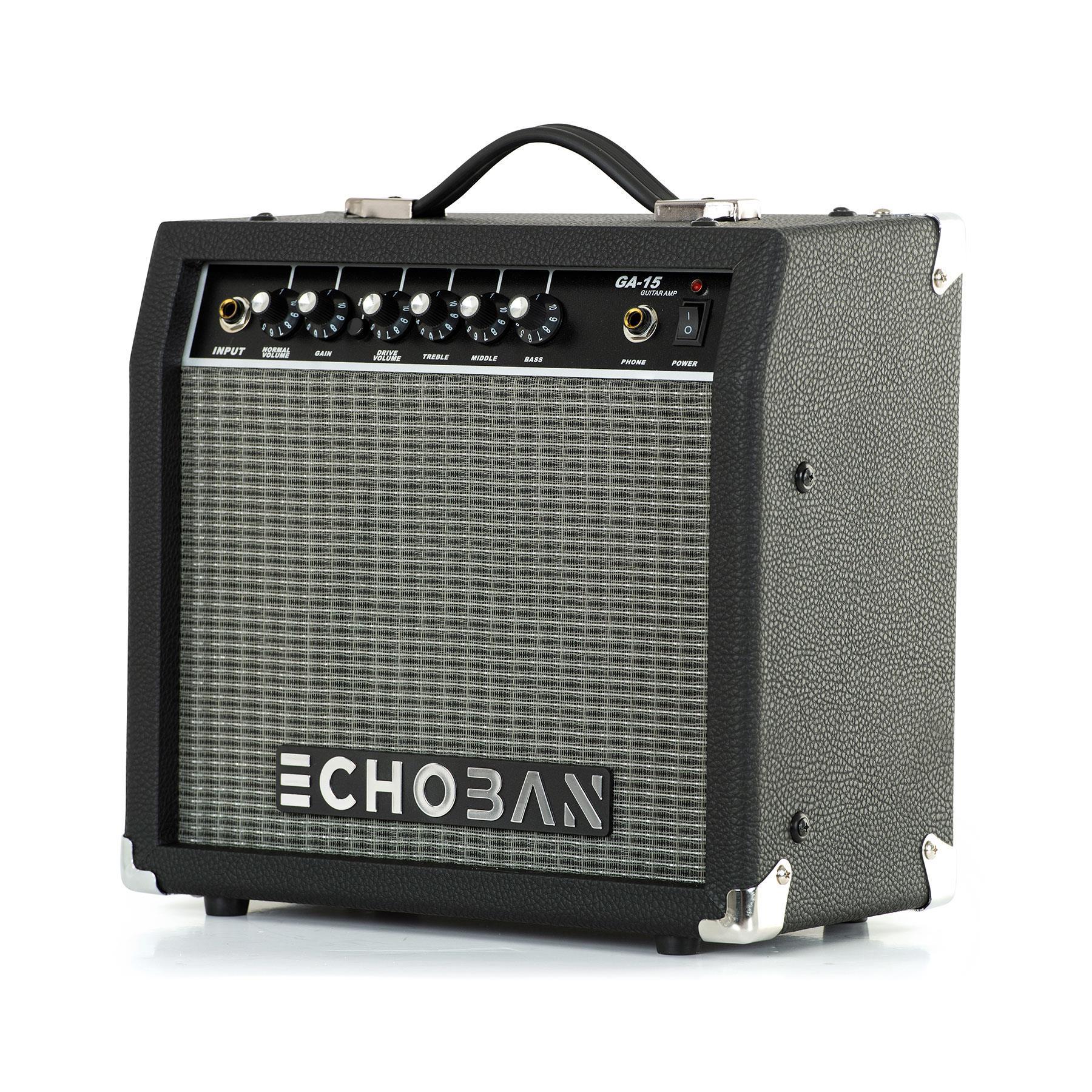 Echoban%20GA15%2015%20Watt%20Siyah%20Gitar%20Amfisi