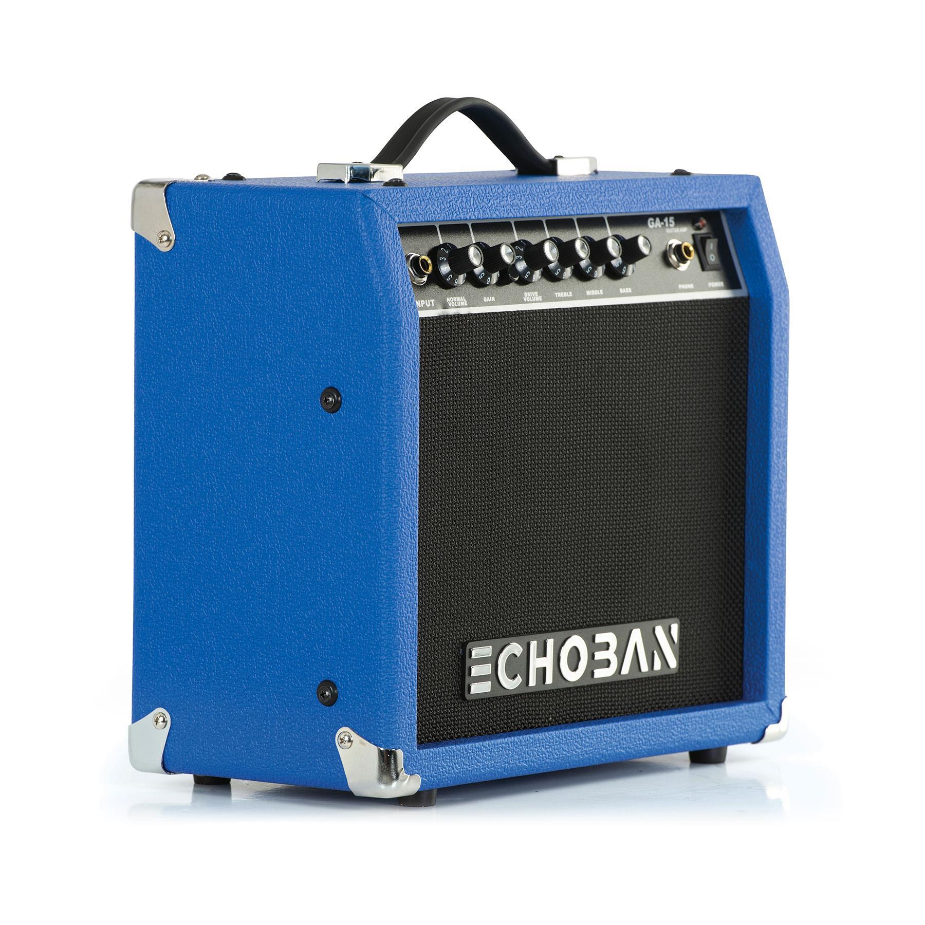 Echoban%20GA15%2015%20Watt%20Mavi%20Gitar%20Amfisi