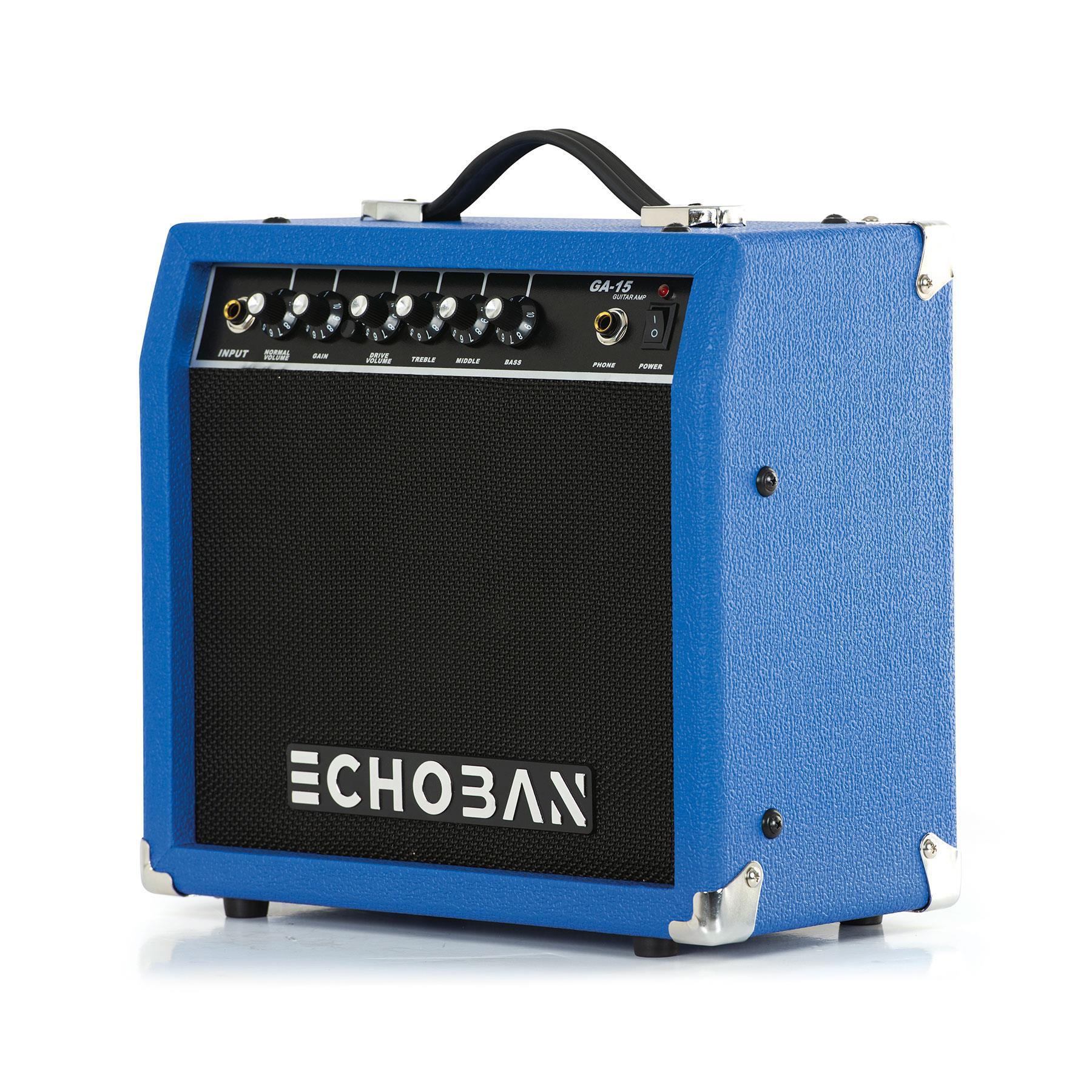 Echoban%20GA15%2015%20Watt%20Mavi%20Gitar%20Amfisi