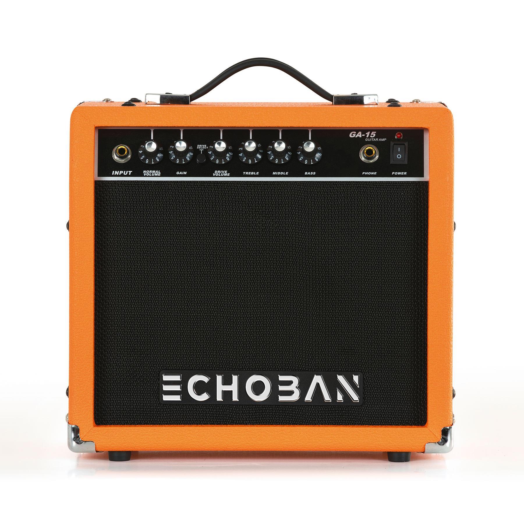 Echoban%20GA15%2015%20Watt%20Turuncu%20Gitar%20Amfisi