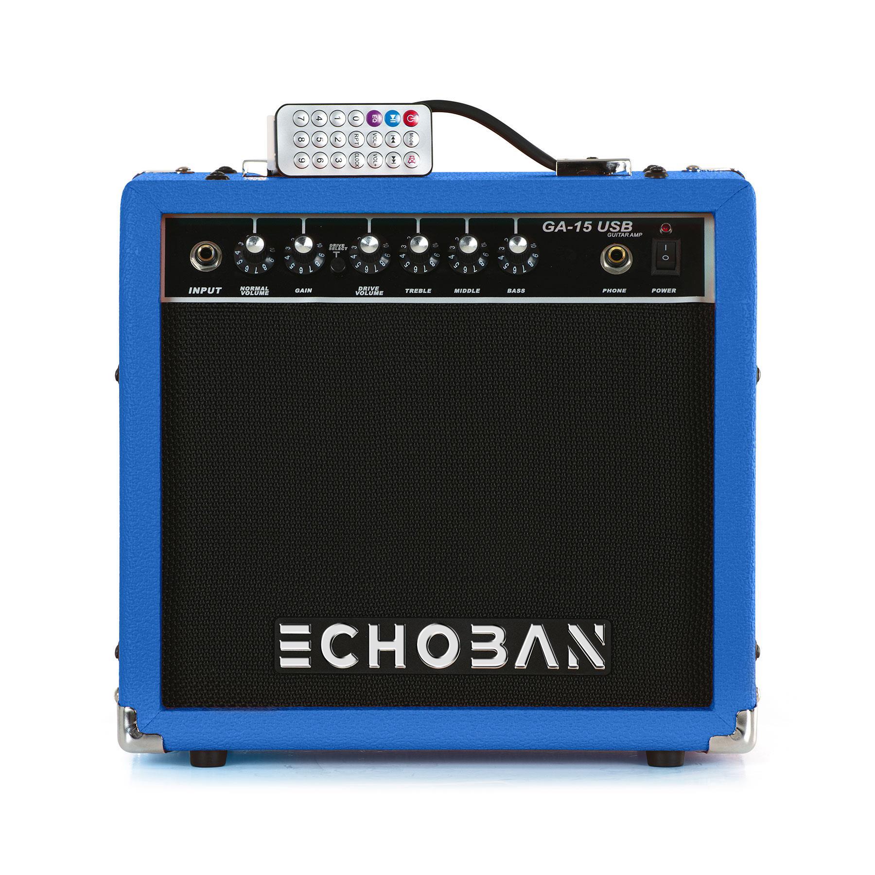 Echoban%20GA15USB%2015%20Watt%20Mavi%20Gitar%20Amfisi%20USB