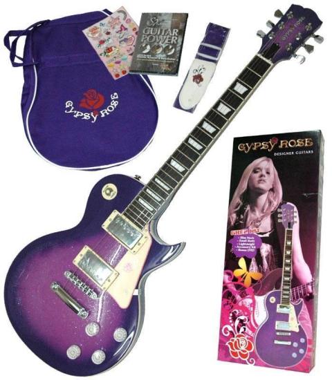 ELEKTRO GİTAR GYPSY ROSE SET (GIGBAG, STRAP, STICK