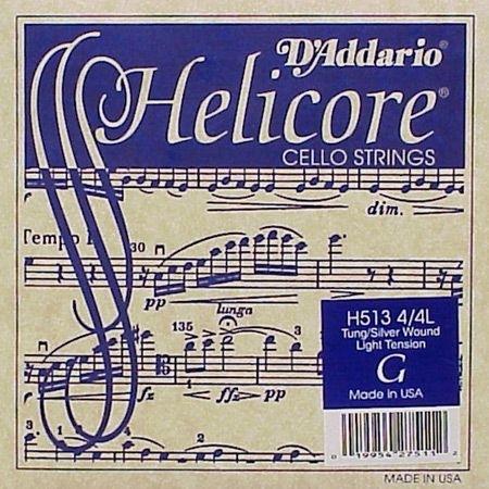 CELLO TEK TEL, HELICORE, G-SOL, LONG SCALE, MEDIUM