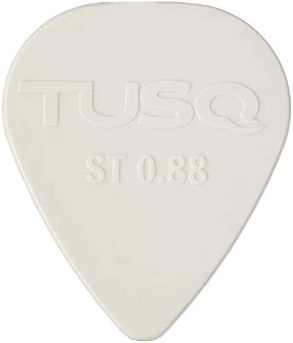 TUSQ Pick 0.88mm White 6 Pack Bright Tone (PENA)